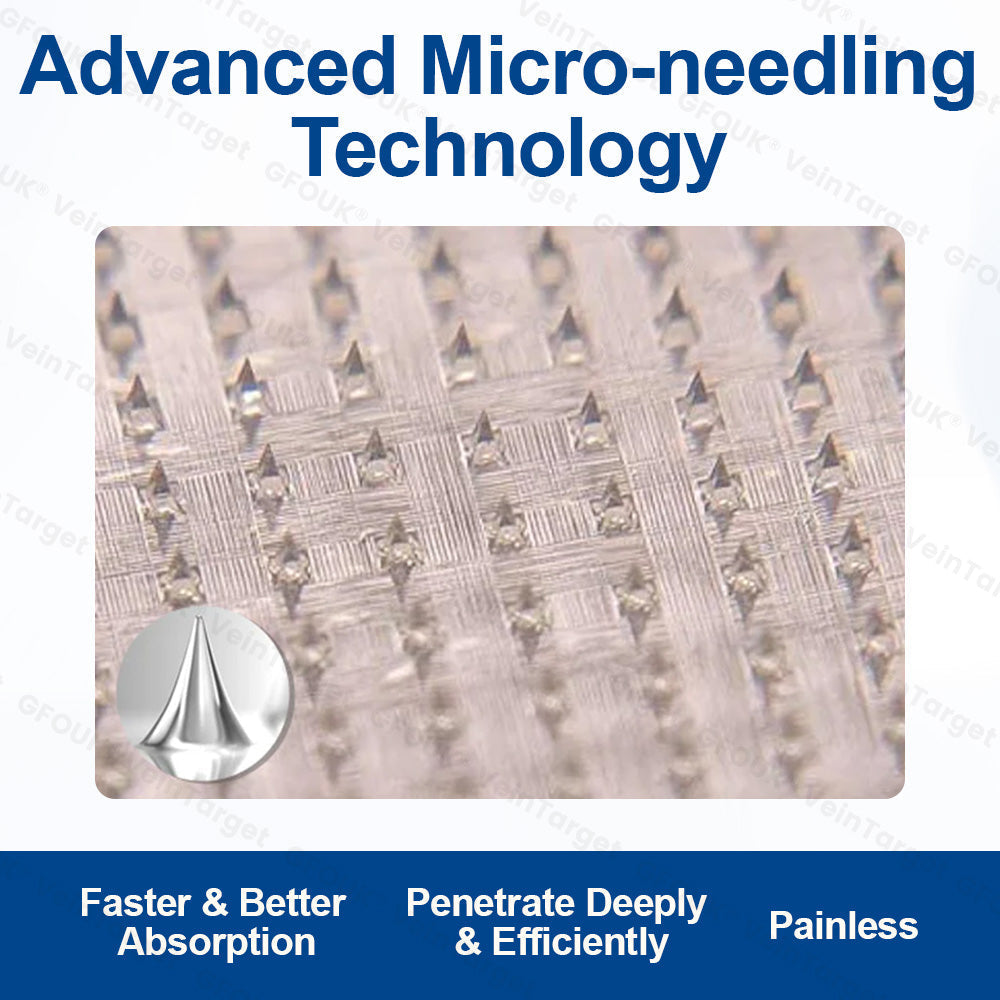 🇬🇧 🥰GFOUK® VeinTarget Microneedle Patch⚡Instant Relief, Long-Term Results