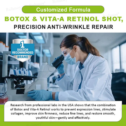 👨‍⚕️Made and shipped from the UK 💫Rolimey® Botox & Vita-A Retinol Shot Wrinkle-Lift Tightening cream - Last Day Promotion 70% OFF
