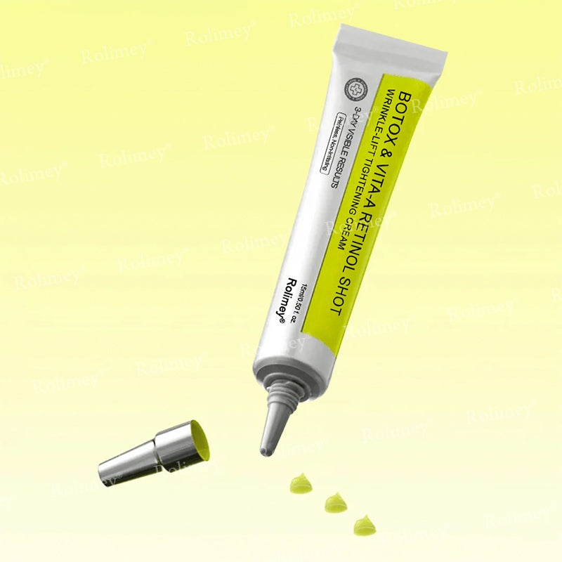 👨‍⚕️Made and shipped from the UK 💫Rolimey® Botox & Vita-A Retinol Shot Wrinkle-Lift Tightening cream - Last Day Promotion 70% OFF