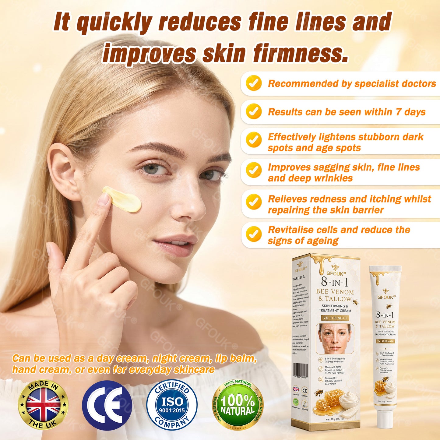 🫧🐝 Recommended by St Thomas’ Hospital, London · Official Boots Pharmacy ✨ GFOUK® Bee Venom Skin Renewal Cream