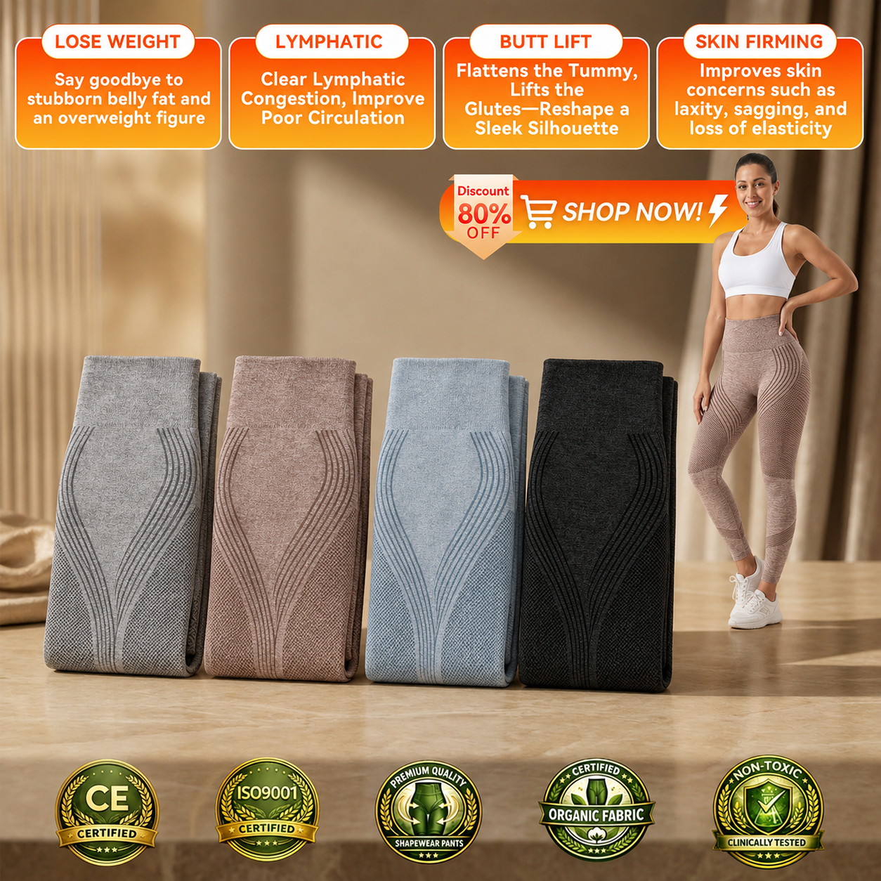 🩳🍺 Official Brand Store | 🍺 GFOUK® 2026 Moringa & Berberine 4-in-1 Micro-Particle Sculpting & Fat-Burning Shorts