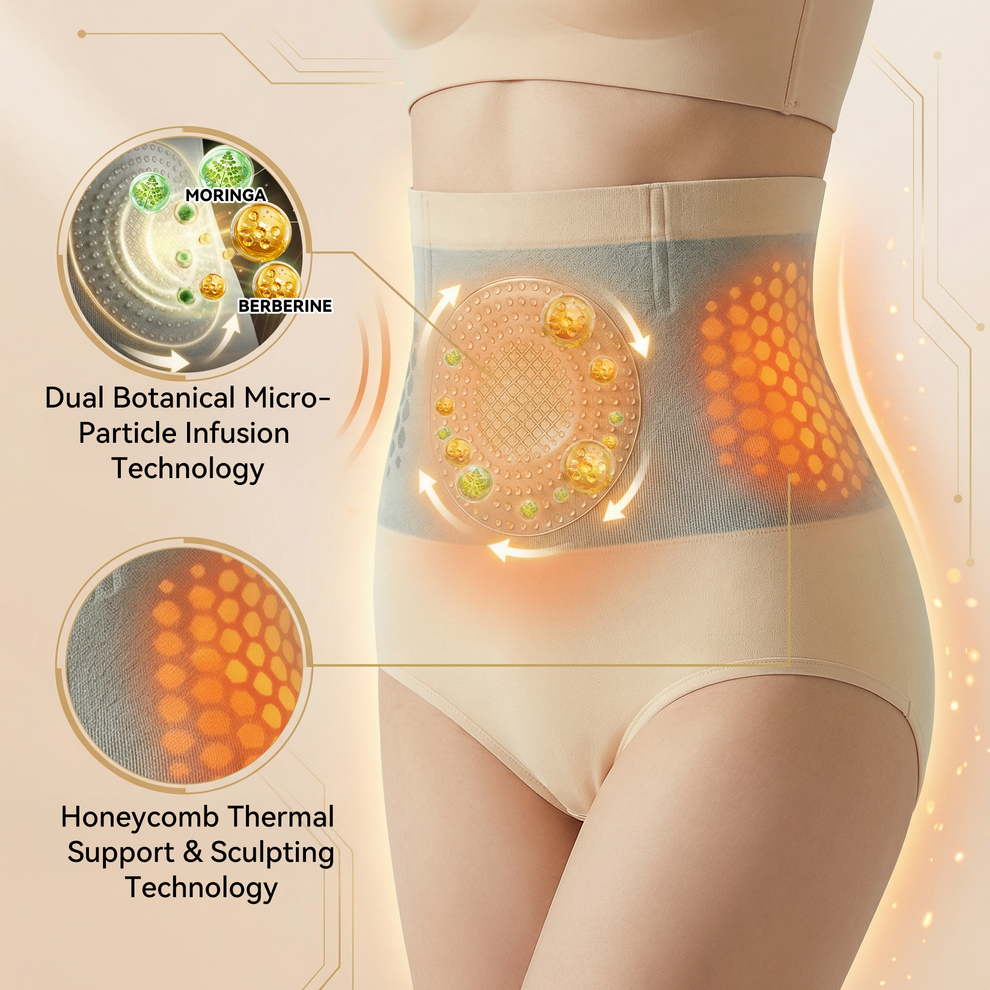 ✅✅ Official Brand Store | 🧑‍⚕️ GFOUK® 2026 Moringa & Berberine 4-in-1 Micro-Particle Sculpting & Fat-Burning Shorts