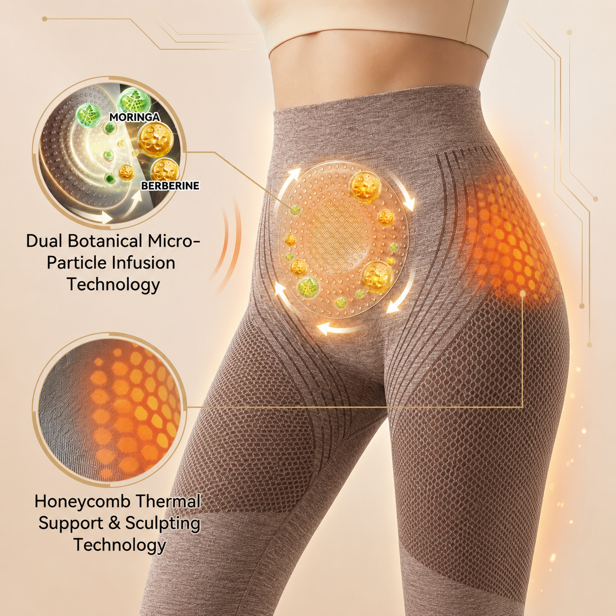 🩳🍺 Official Brand Store | 🍺 GFOUK® 2026 Moringa & Berberine 4-in-1 Micro-Particle Sculpting & Fat-Burning Shorts