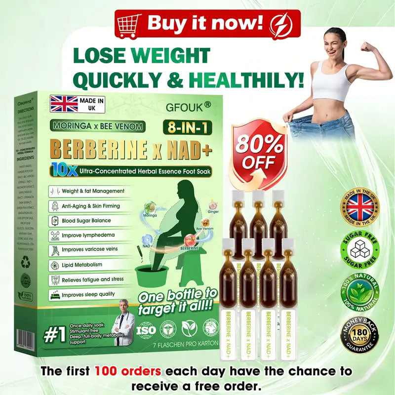 𝐎𝐟𝐟𝐢𝐜𝐢𝐚𝐥 UK 𝐒𝐭𝐨𝐫𝐞 🇬🇧  | 🧑‍⚕️ GFOUK® Moringa · Bee Venom · Berberine × NAD+ Eight-in-one 10× Ultra-Concentrated Herbal Essence Foot Soak — 𝐎𝐧𝐜𝐞 𝐃𝐚𝐢𝐥𝐲, 𝐕𝐢𝐬𝐢𝐛𝐥𝐞 𝐑𝐞𝐬𝐮𝐥𝐭𝐬 𝐢𝐧 𝟕 𝐃𝐚𝐲𝐬  (obesity, ｌｏｏｓｅｓｋｉｎ,diabetes, sleep apnea, joint issues, and more For)
