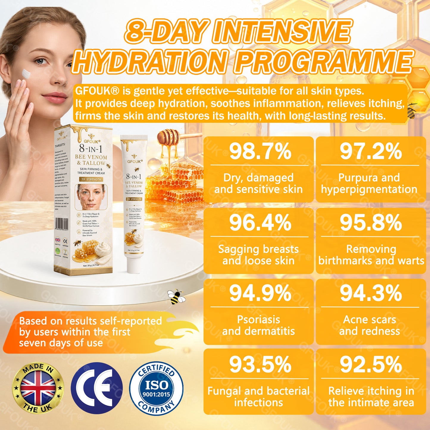 🫧🐝 Recommended by St Thomas’ Hospital, London · Official Boots Pharmacy ✨ GFOUK® Bee Venom Skin Renewal Cream