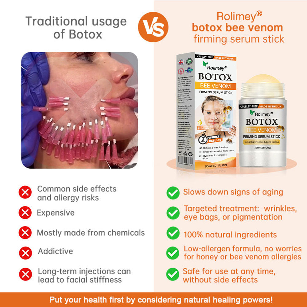 🥰Made and Shipped from UK🇬🇧Rolimey® Botox Bee Venom Firming Serum Stick(⏳LAST DAY 70% OFF)✨