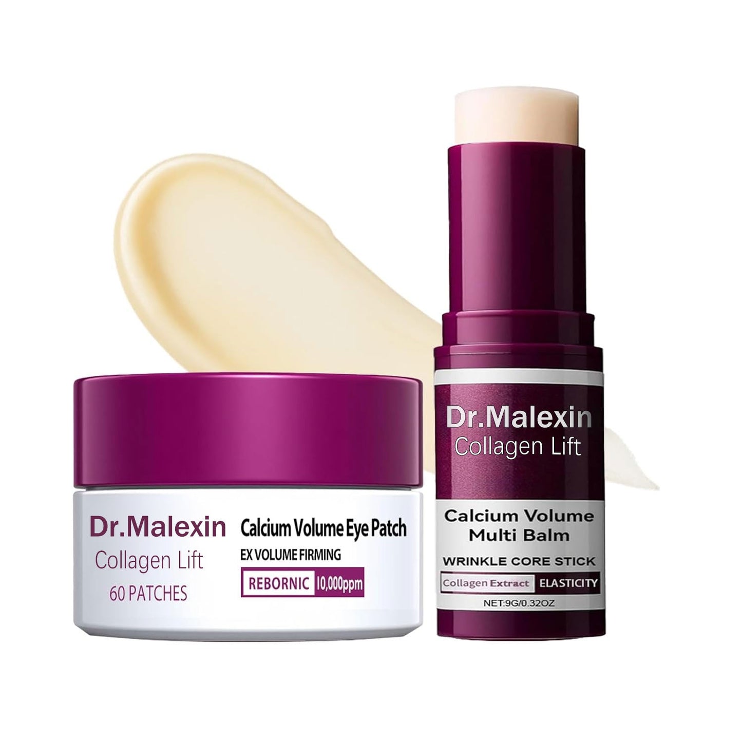 [Dr.Malexin Official]🐱Calcium Volume Multi Balm+Eye Patch 60ea Korean Skin Care Cosmetics