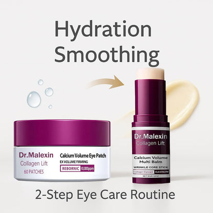[Dr.Malexin Official]🐱Calcium Volume Multi Balm+Eye Patch 60ea Korean Skin Care Cosmetics