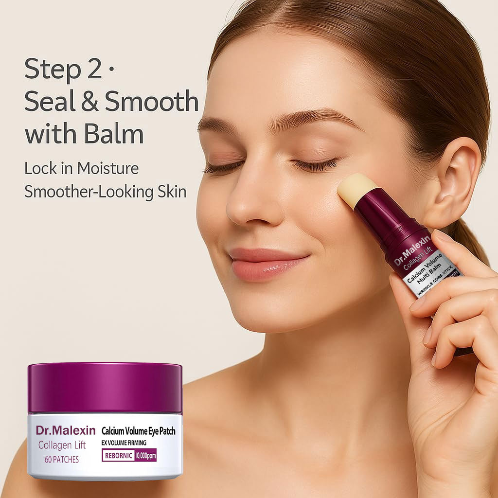 [Dr.Malexin Official]🐱Calcium Volume Multi Balm+Eye Patch 60ea Korean Skin Care Cosmetics